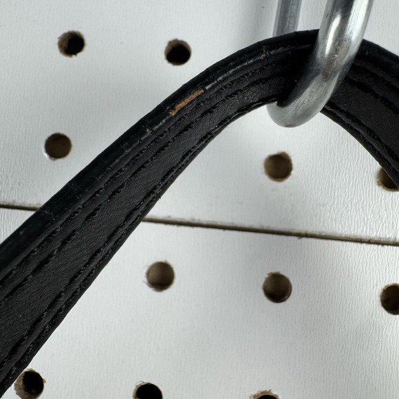 Vtg Coach Y2K Signature C Jacquard Hobo Shoulder Bag Black Leather Trim - Picture 15 of 16